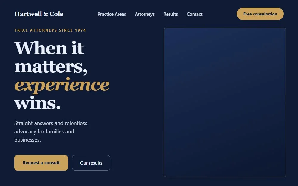 Example law firm website (placeholder)